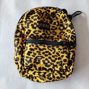 3/$25💙JanSport Leopard Print Mini Backpack Charm